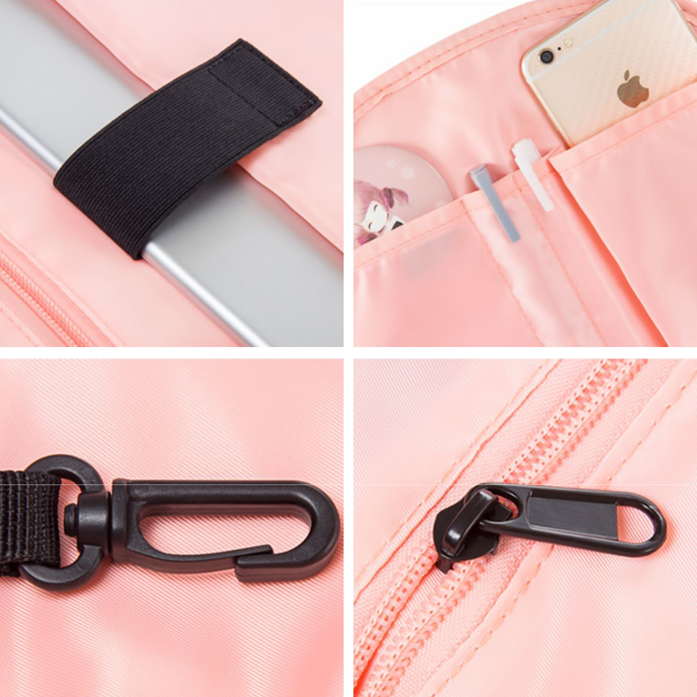New trendy backpack for women  solid color perfect for middle school students