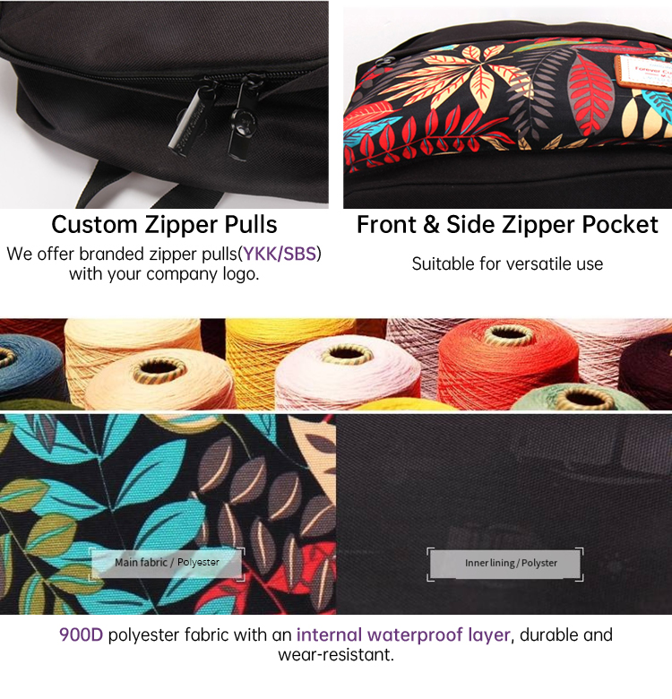Printed Backpack #9014 