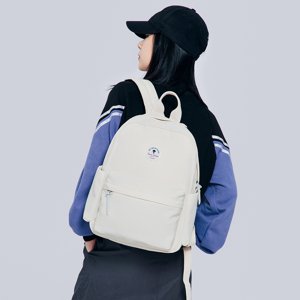 Custom Logo Lightweight School Backpack Multi-Compartment