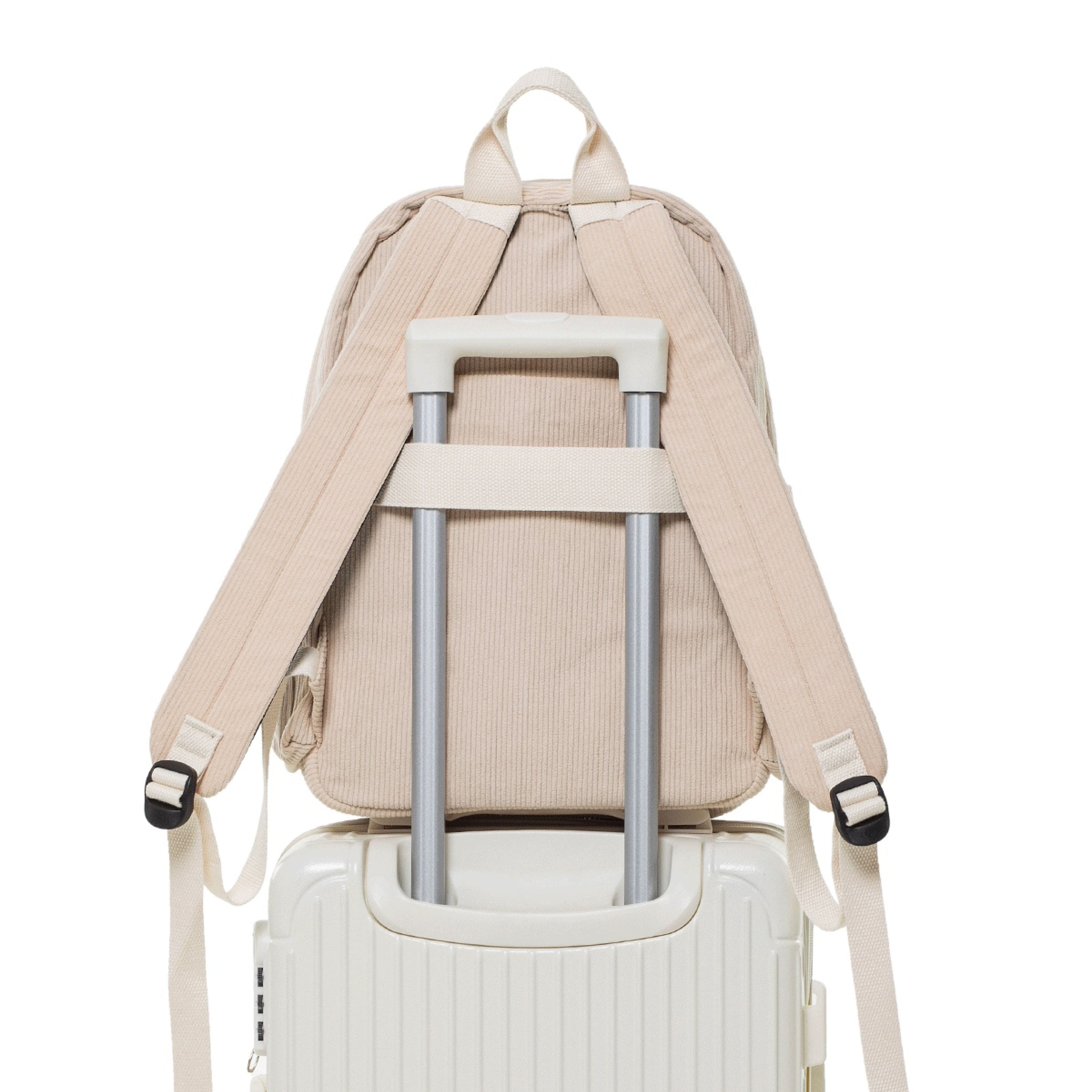 Corduroy Large Capacity Student Backpack for College and High School Travel
