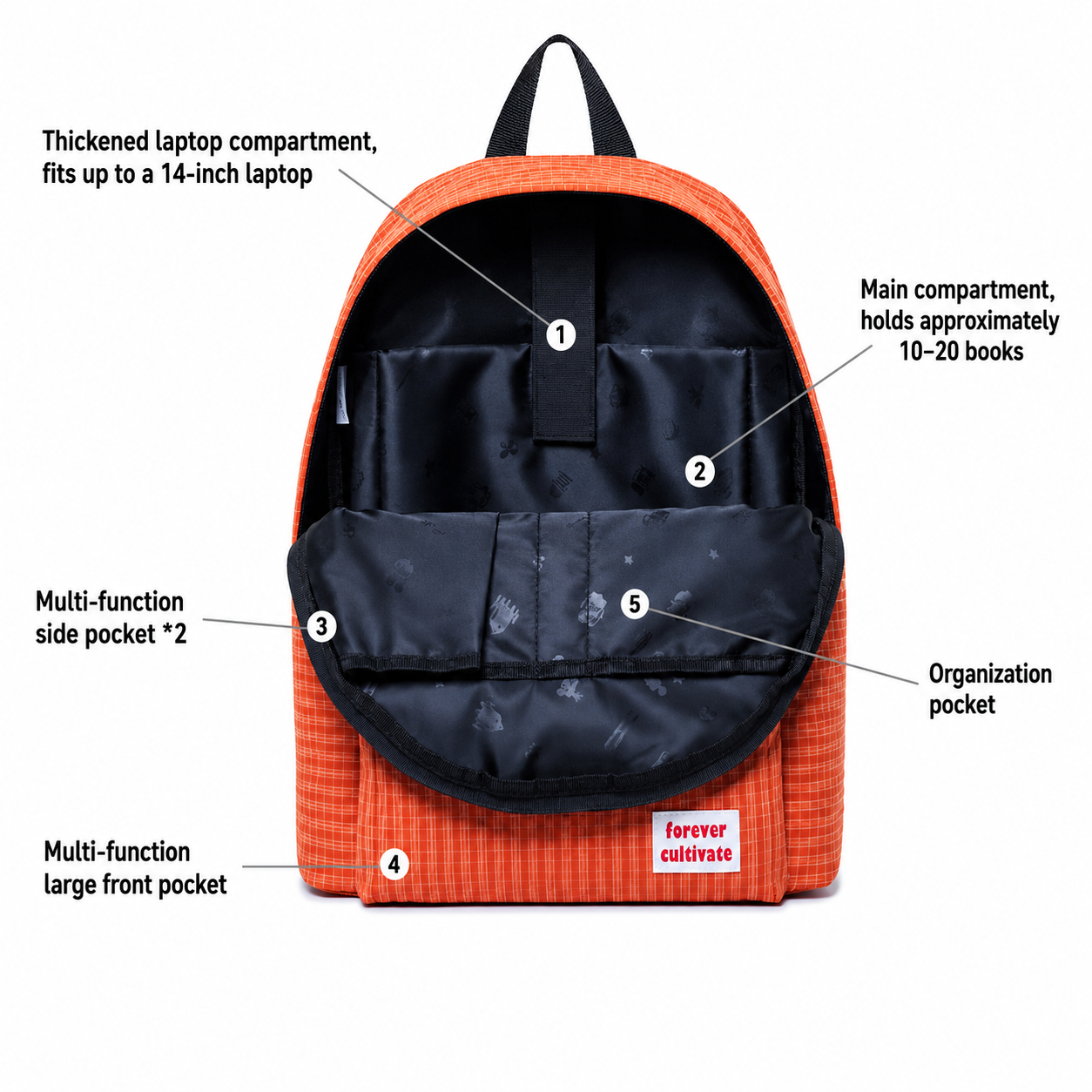#9627 17" Wholesale Back Pack Basic Backpack for adult Lightweight Outdoor Travel Bookbags