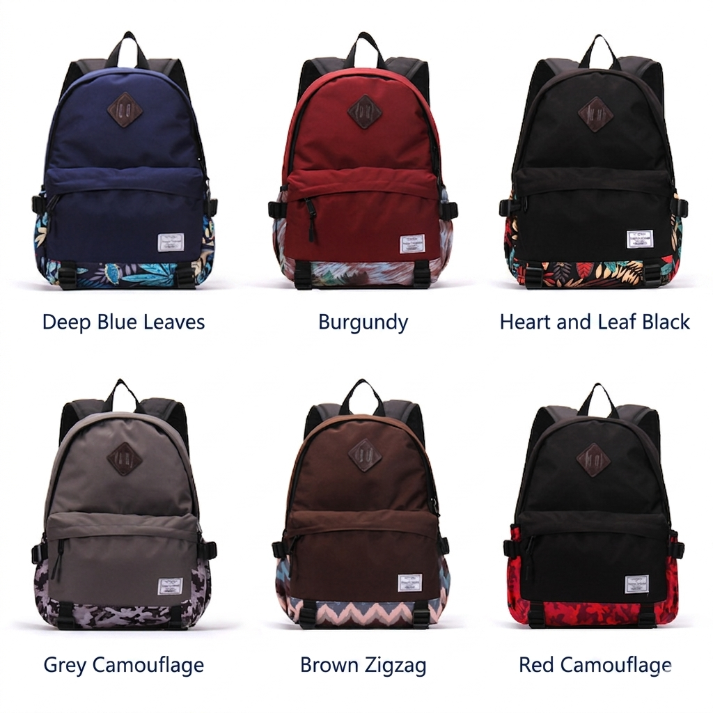 Printed Backpack #7035
