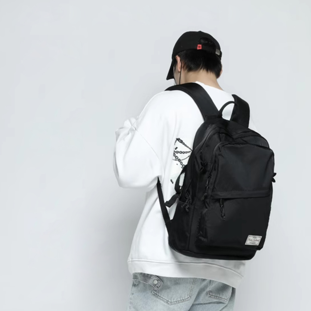 #9065 17" Wholesale Back Pack Basic Backpack for adult Lightweight Outdoor Travel Bookbags