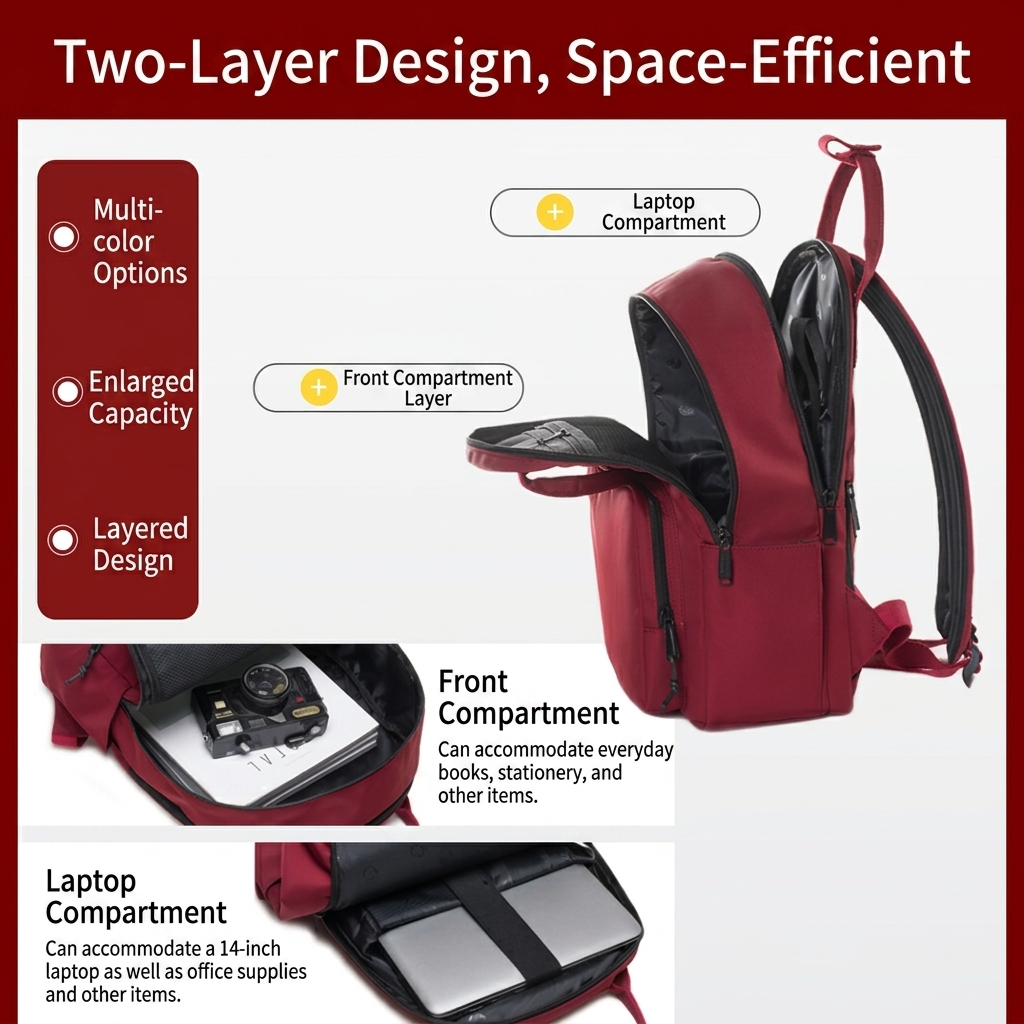 #9029 17" Wholesale Back Pack Basic Backpack for adult Lightweight Outdoor Travel Bookbags