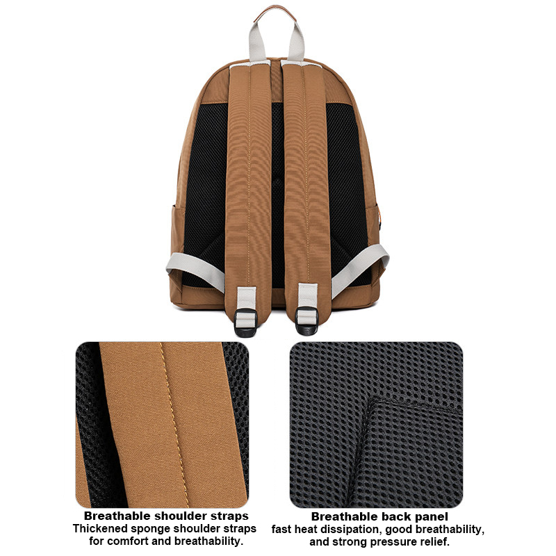 #9227 17" Wholesale Back Pack Basic Backpack for adult Lightweight Outdoor Travel Bookbags