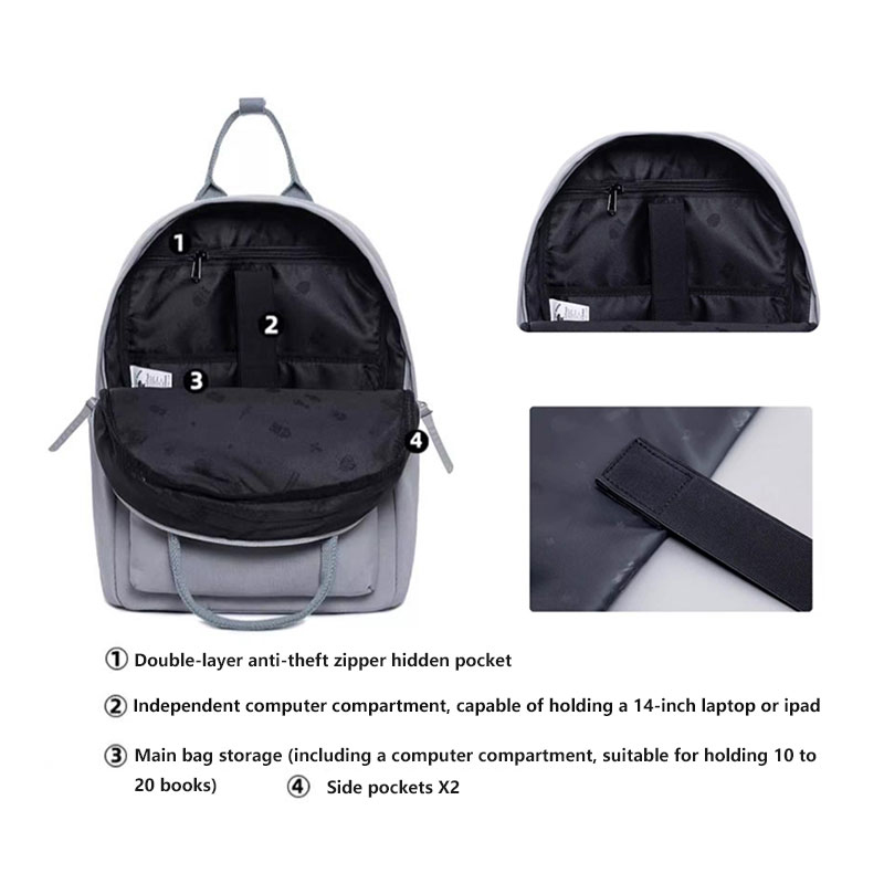#9219  17" Wholesale Back Pack Basic Backpack for adult Lightweight Outdoor Travel Bookbags