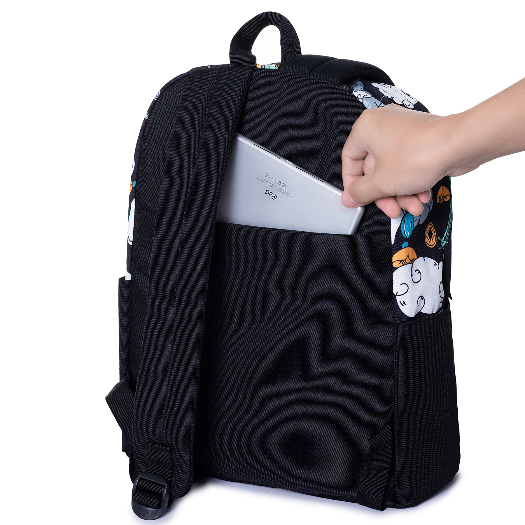 17" Wholesale Back Pack Basic Backpack for adult Lightweight Outdoor Travel Bookbags
