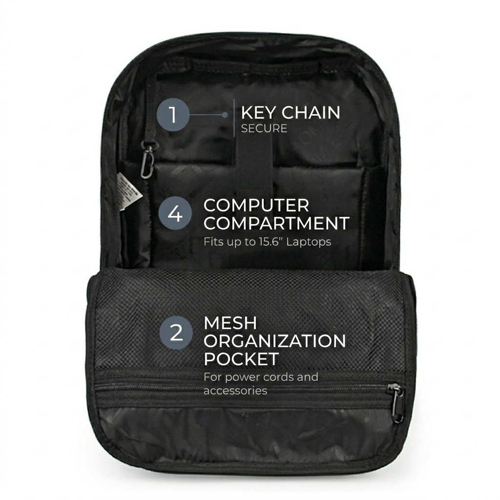  17" Wholesale Back Pack Basic Backpack for adult Lightweight Outdoor Travel Bookbags