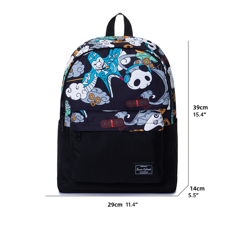 17" Wholesale Back Pack Basic Backpack for adult Lightweight Outdoor Travel Bookbags