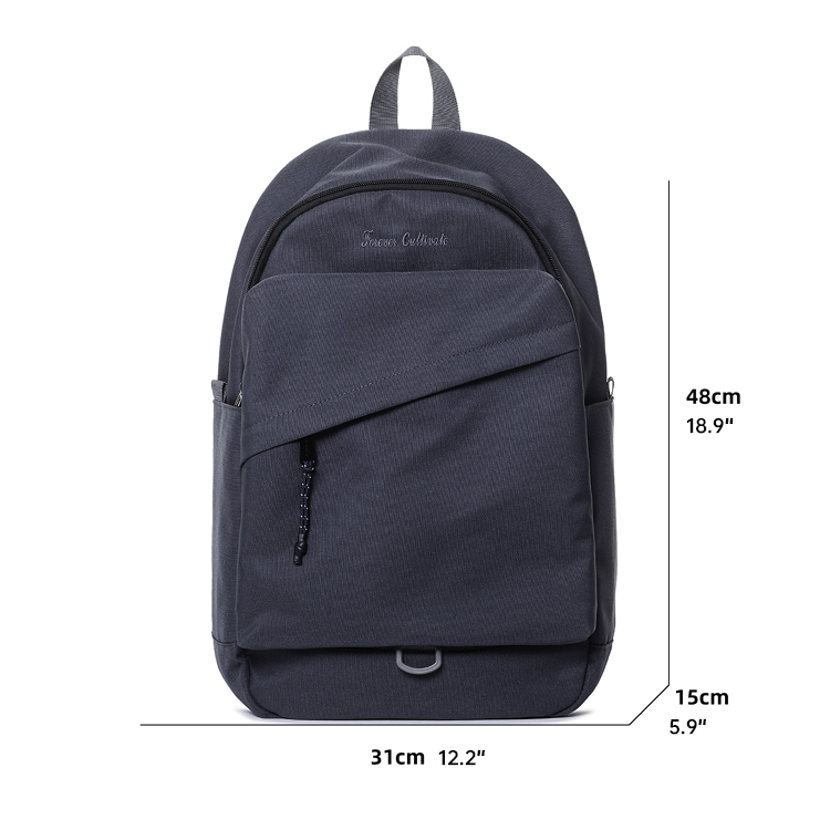 17" Wholesale Back Pack Basic Backpack for adult Lightweight Outdoor Travel Bookbags