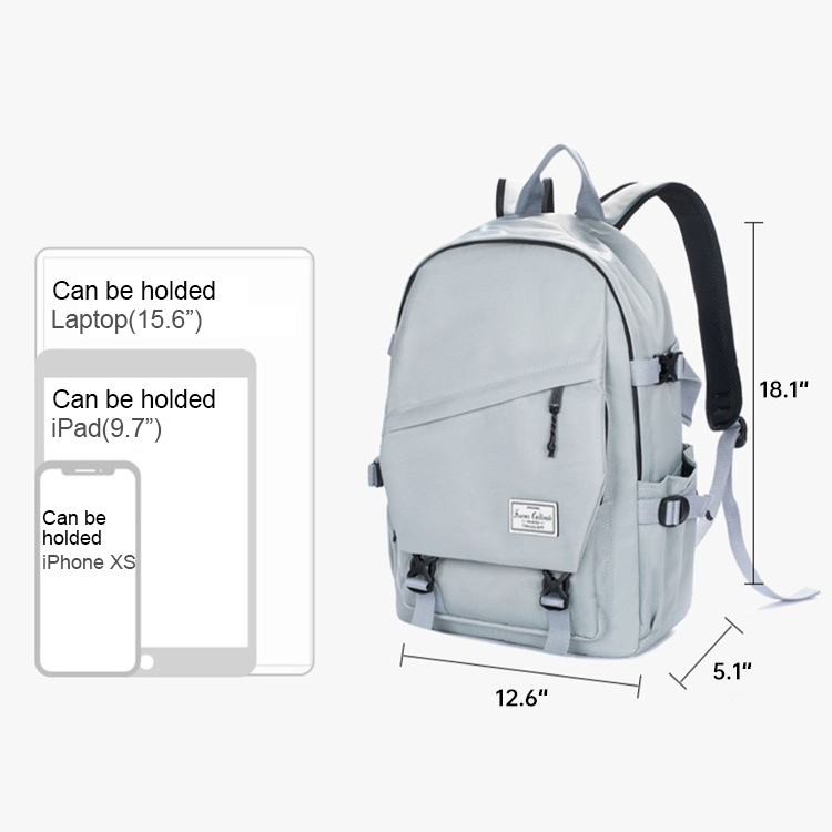 #9066 17" Wholesale Back Pack Basic Backpack for adult Lightweight Outdoor Travel Bookbags