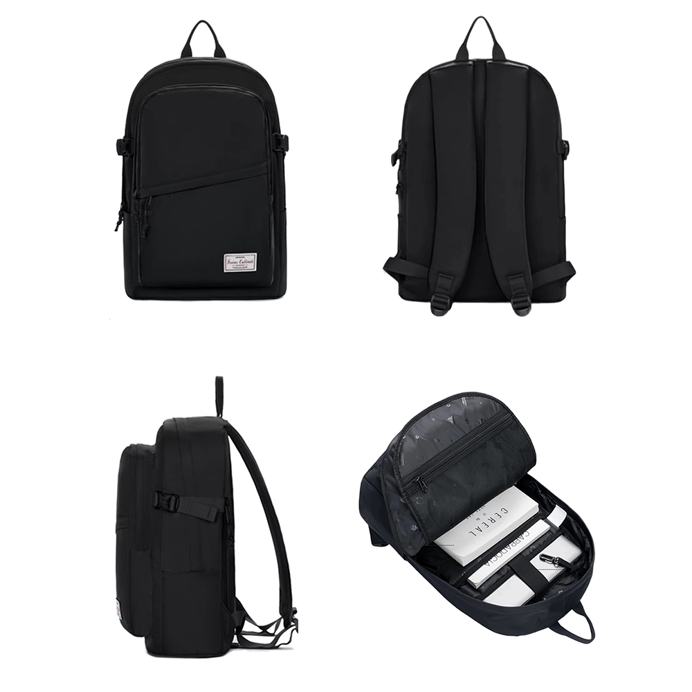 #9065 17" Wholesale Back Pack Basic Backpack for adult Lightweight Outdoor Travel Bookbags