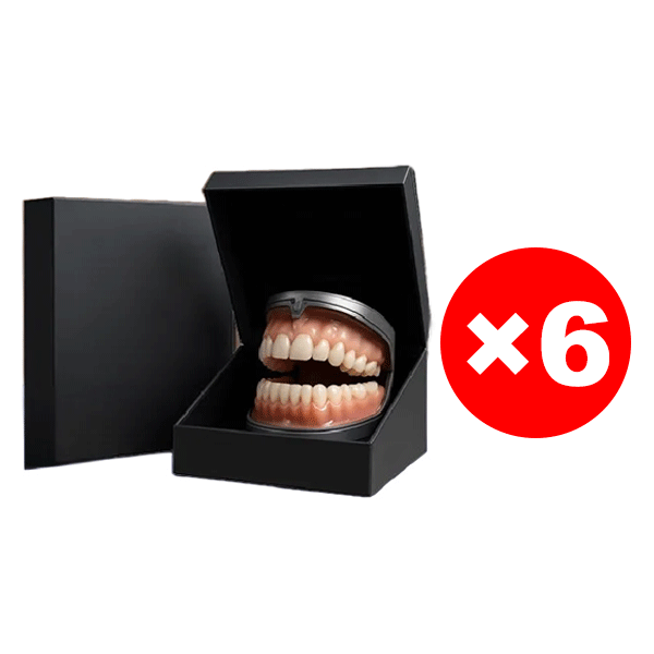 [Over 300,000 users worldwide] Full-mouth bone-supported denture set