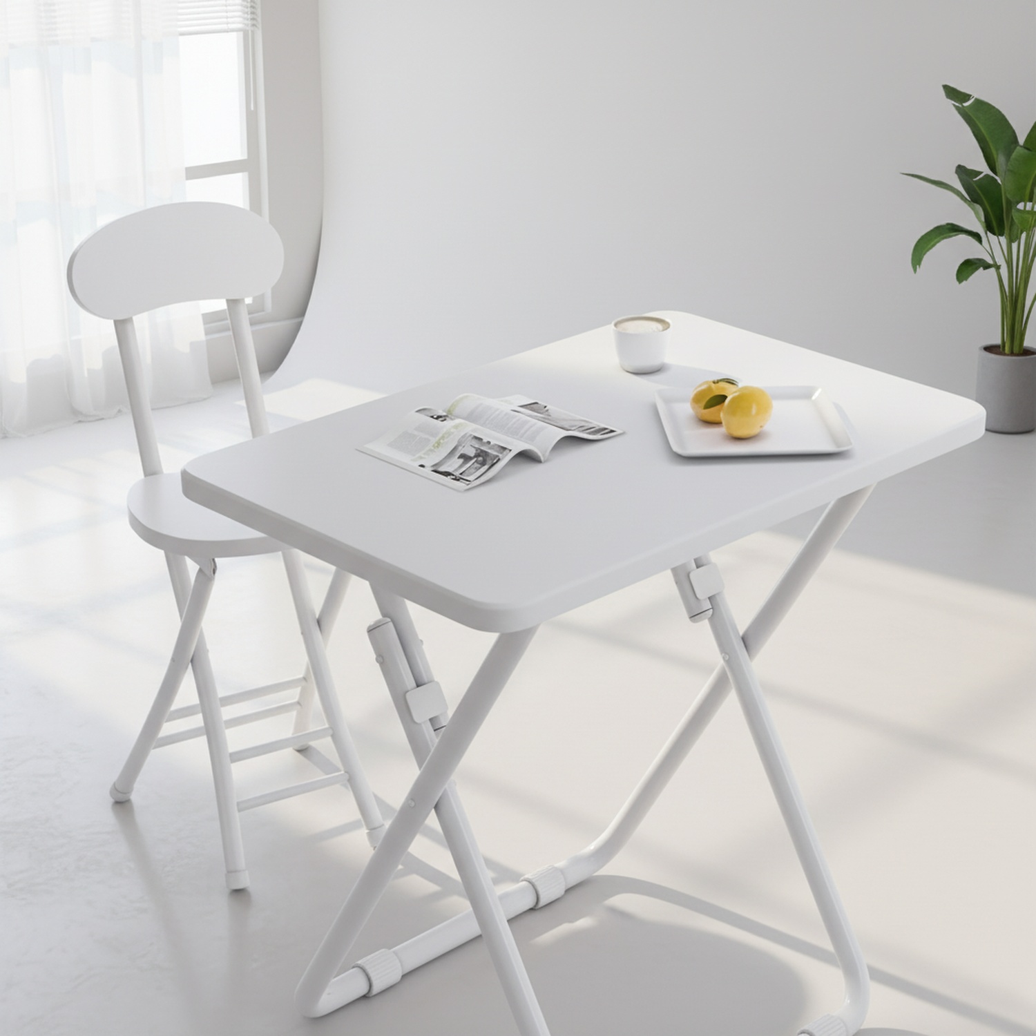 Portable Folding Dining Table for Stall Rental