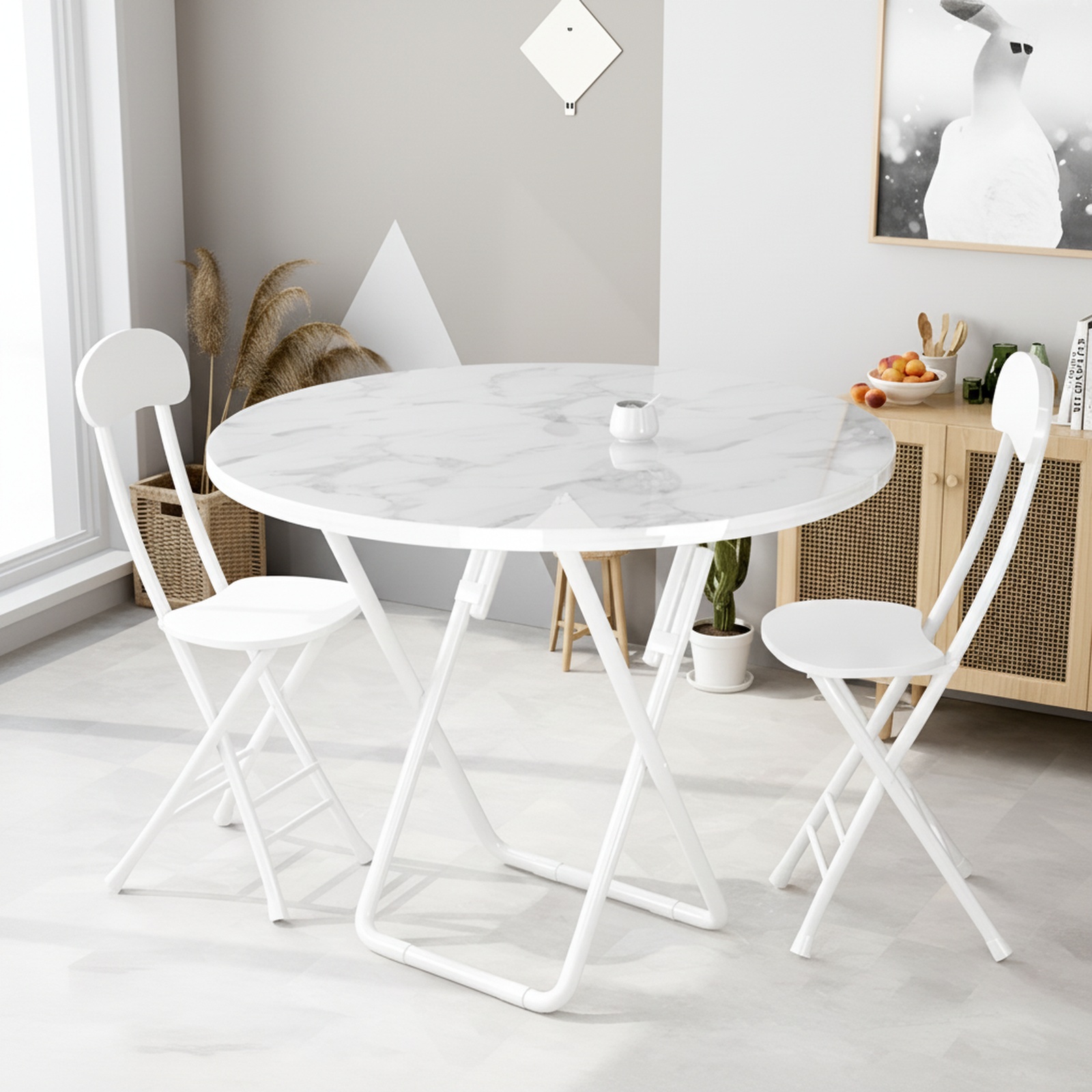 Multi-functional Folding Dining Table for Home and Outdoor Use