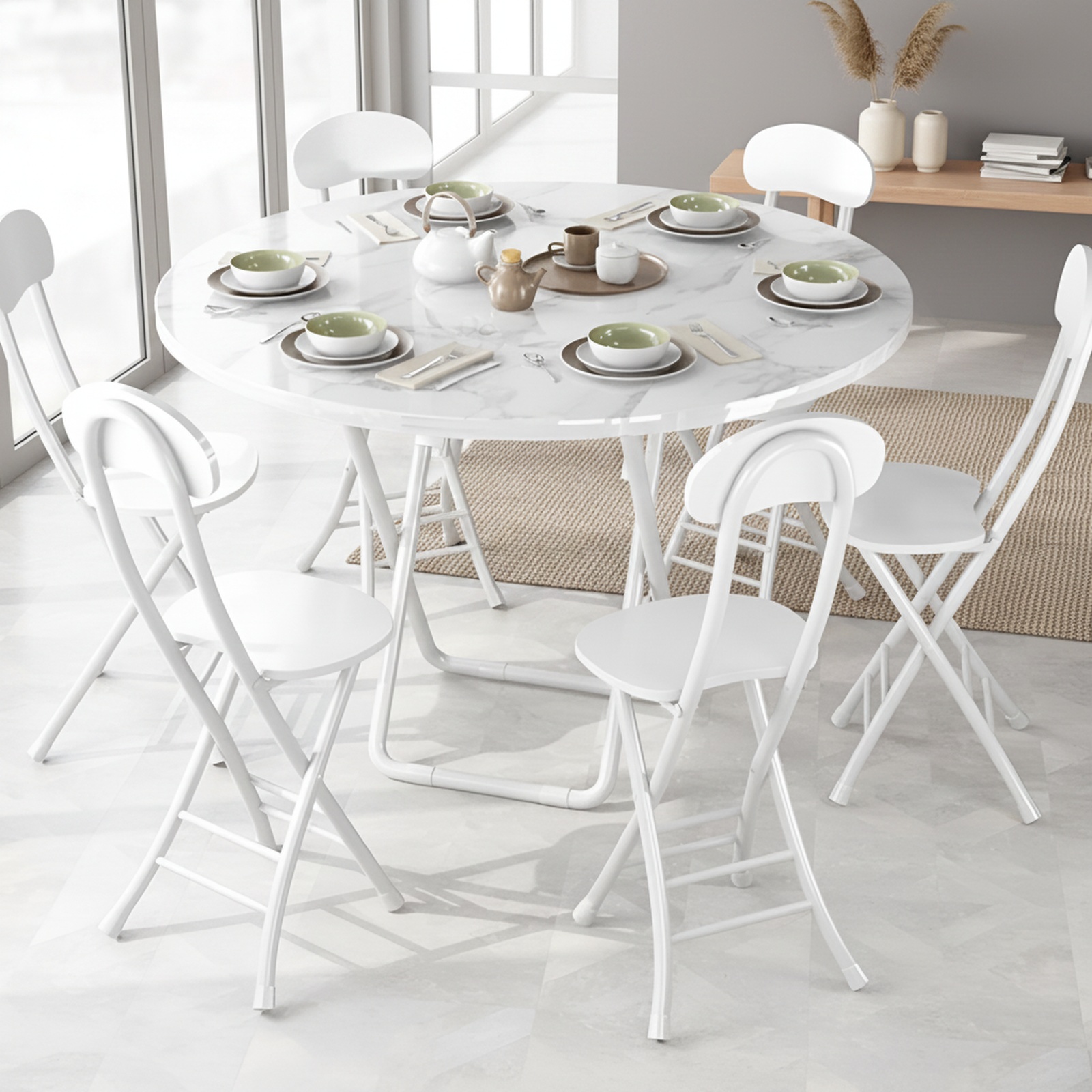Durable Folding Dining Table for Outdoor Events