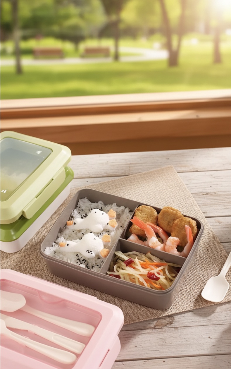 Leakproof design of JMY bento box for secure food storage