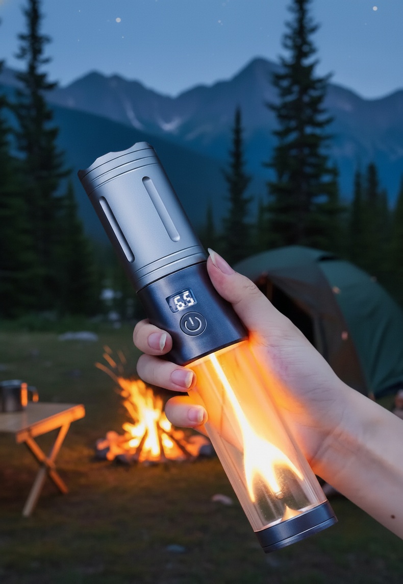 Energy-efficient LED flashlight for night activities