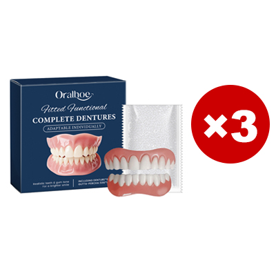 [Can Be Worn While Sleeping] Next-Gen Smart Soft Silicone Full Dentures: Ready to Wear in 30 Seconds