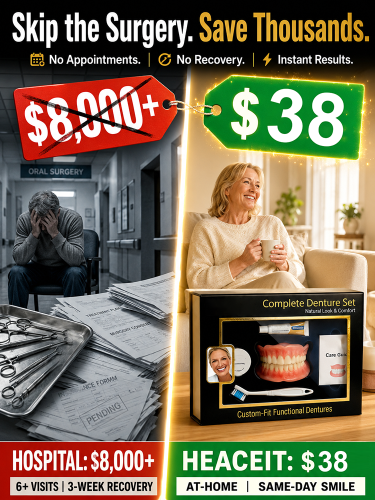 [Master of Oral Transformation] Get a Complete Set of Full-Mouth Dentures for a Perfect Smile