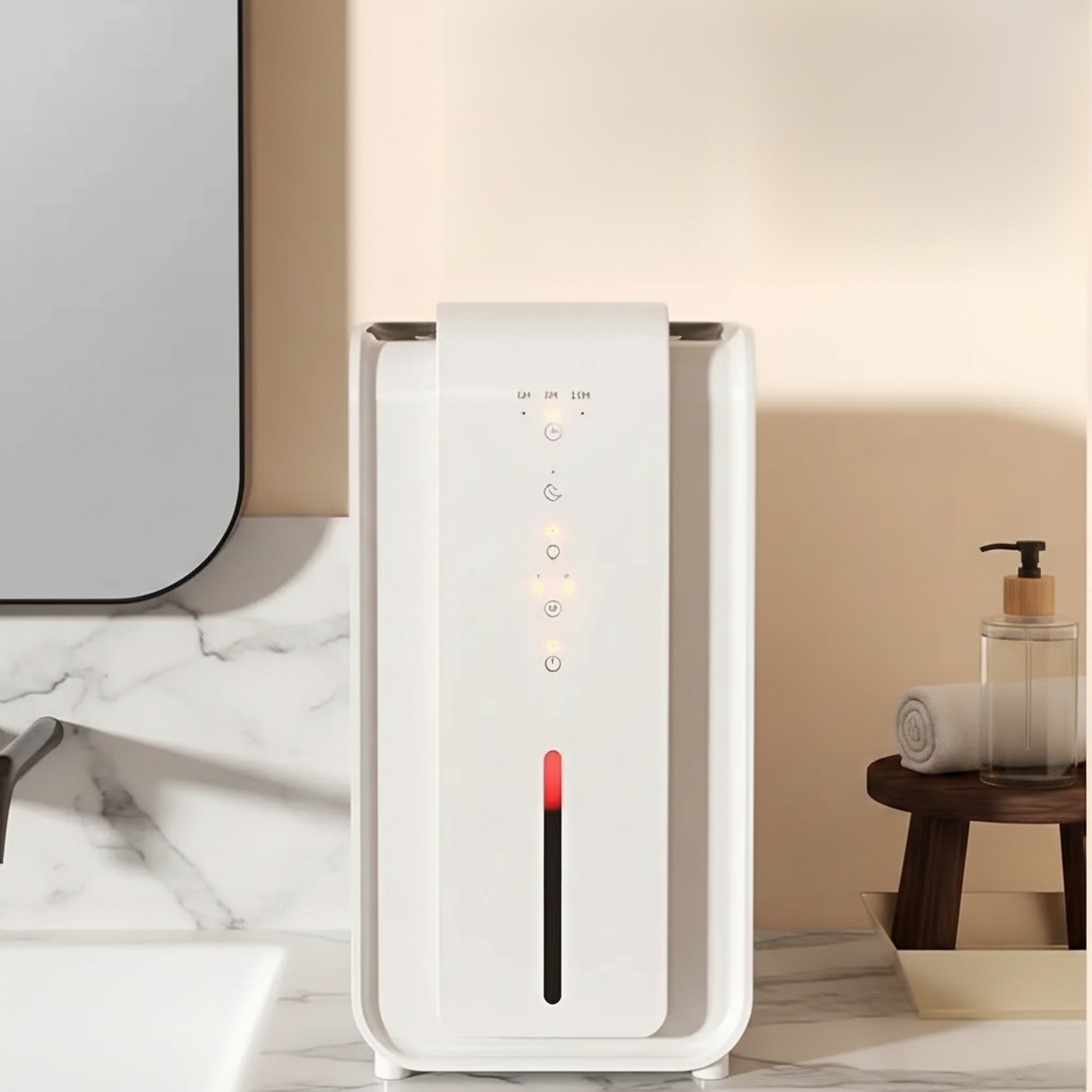 Easy-to-use dehumidifier control panel
