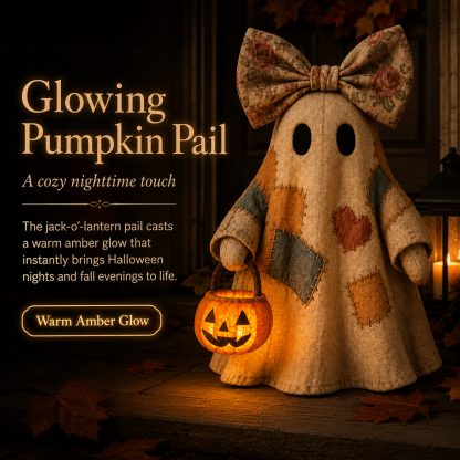⚡️Last Day 60% OFF-Lighted Vintage Patchwork Ghost