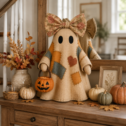⚡️Last Day 60% OFF-Lighted Vintage Patchwork Ghost