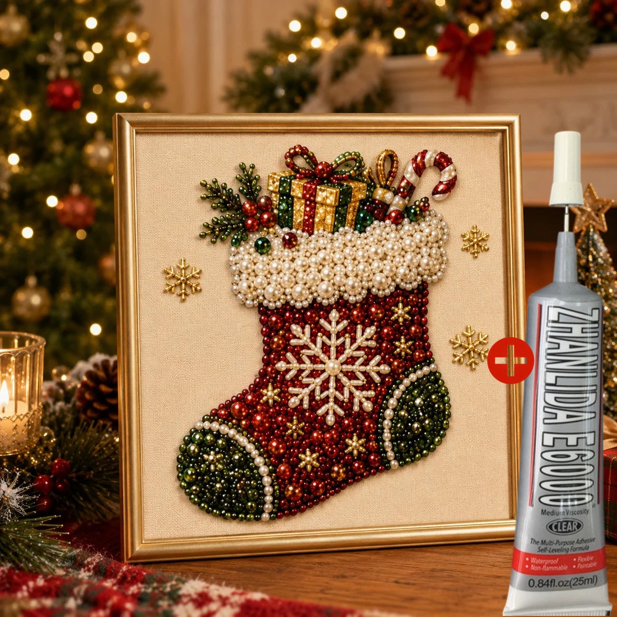 🔥 49% OFF – 🧘Relaxing & Beginner-Friendly - 🎨💎DIY Christmas Pearl Art Kit🎁Buy More Save More🎁