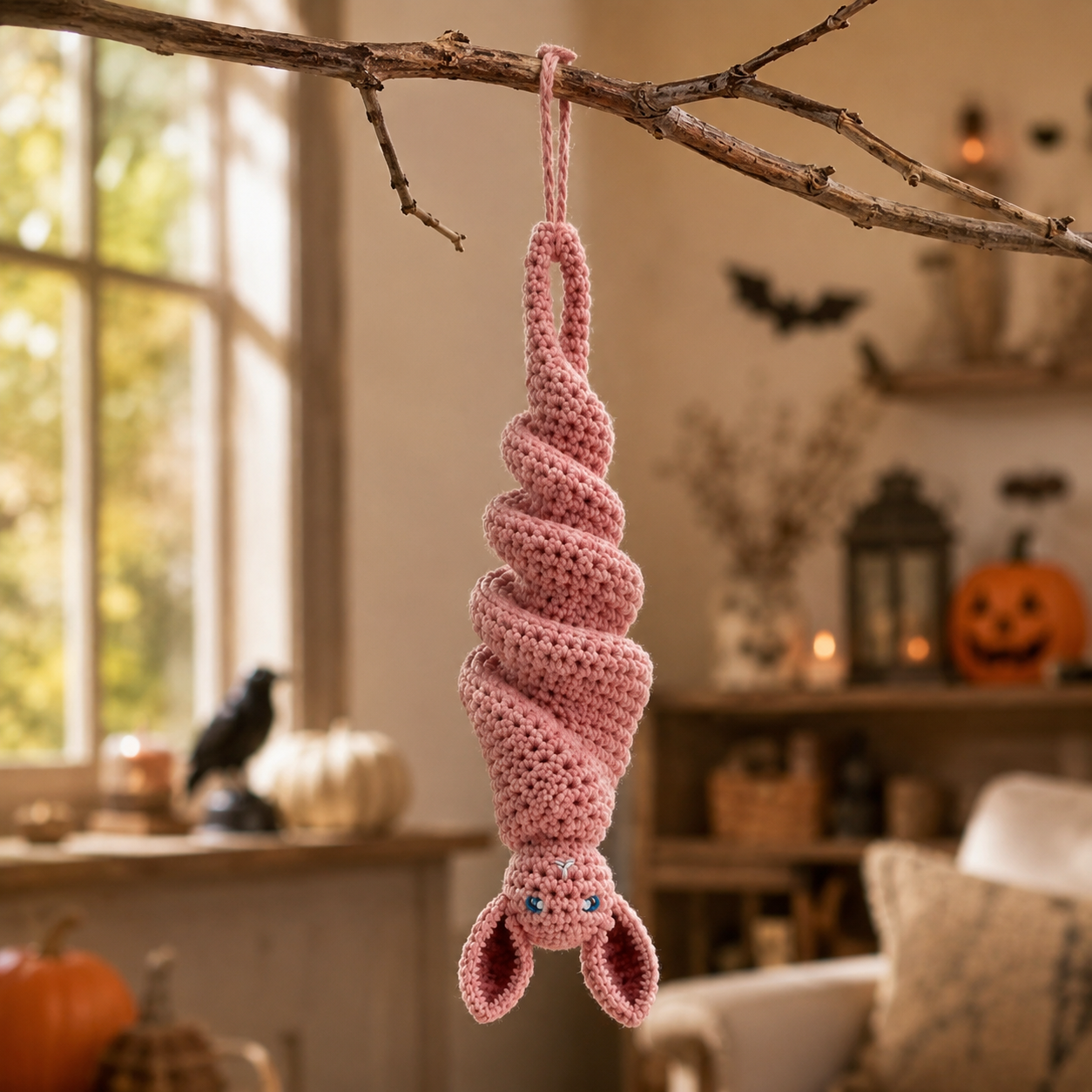 🔥 49% OFF – 🦇 Crochet Bat Wind Spinner DIY Kit📦Limited Stock❗️Buy 3 Get 1 FREE（4PCS）🔥