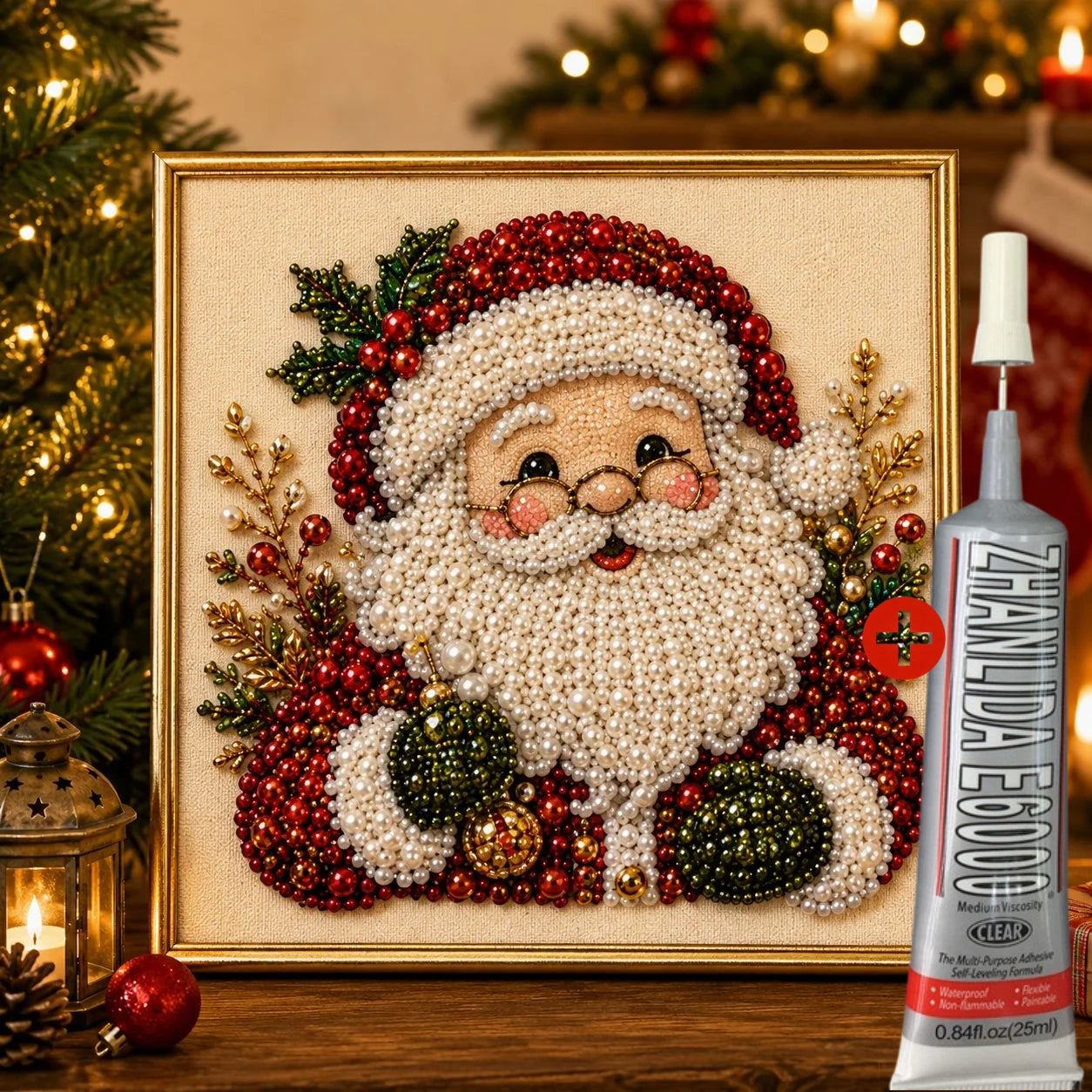 🔥 49% OFF – 🧘Relaxing & Beginner-Friendly - 🎨💎DIY Christmas Pearl Art Kit🎁Buy More Save More🎁