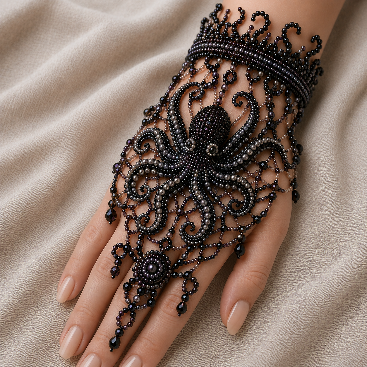 ✨ Magical Worlds DIY Beaded Hand Bracelet Collection – Create Your Own Wearable Art