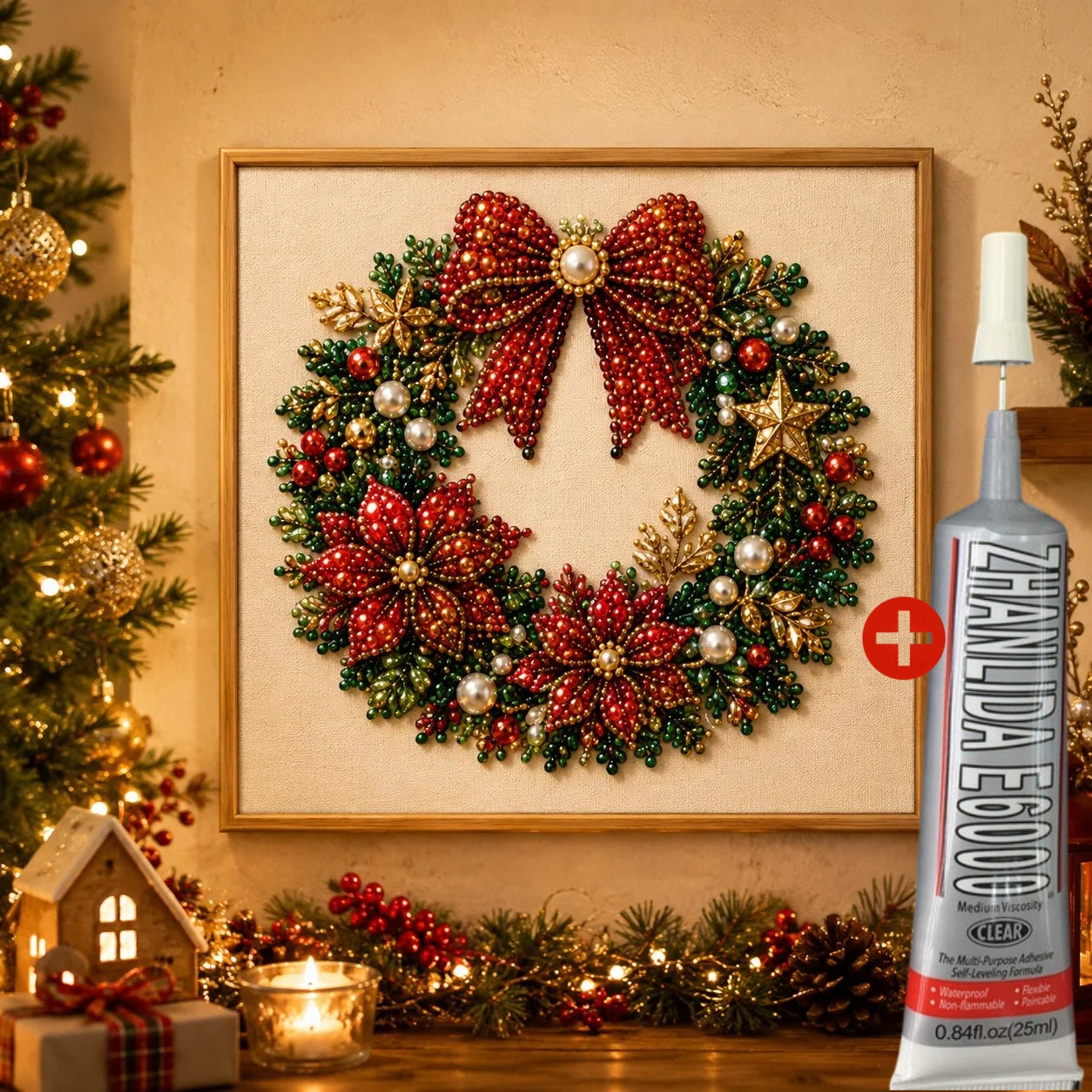 🔥 49% OFF – 🧘Relaxing & Beginner-Friendly - 🎨💎DIY Christmas Pearl Art Kit🎁Buy More Save More🎁