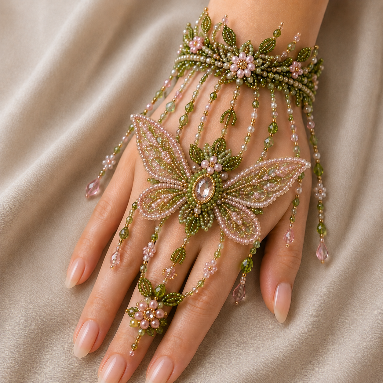 ✨ Magical Worlds DIY Beaded Hand Bracelet Collection – Create Your Own Wearable Art