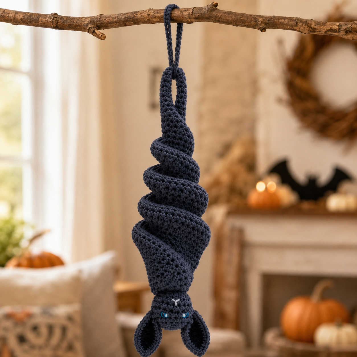 🔥 49% OFF – 🦇 Crochet Bat Wind Spinner DIY Kit📦Limited Stock❗️Buy 3 Get 1 FREE（4PCS）🔥