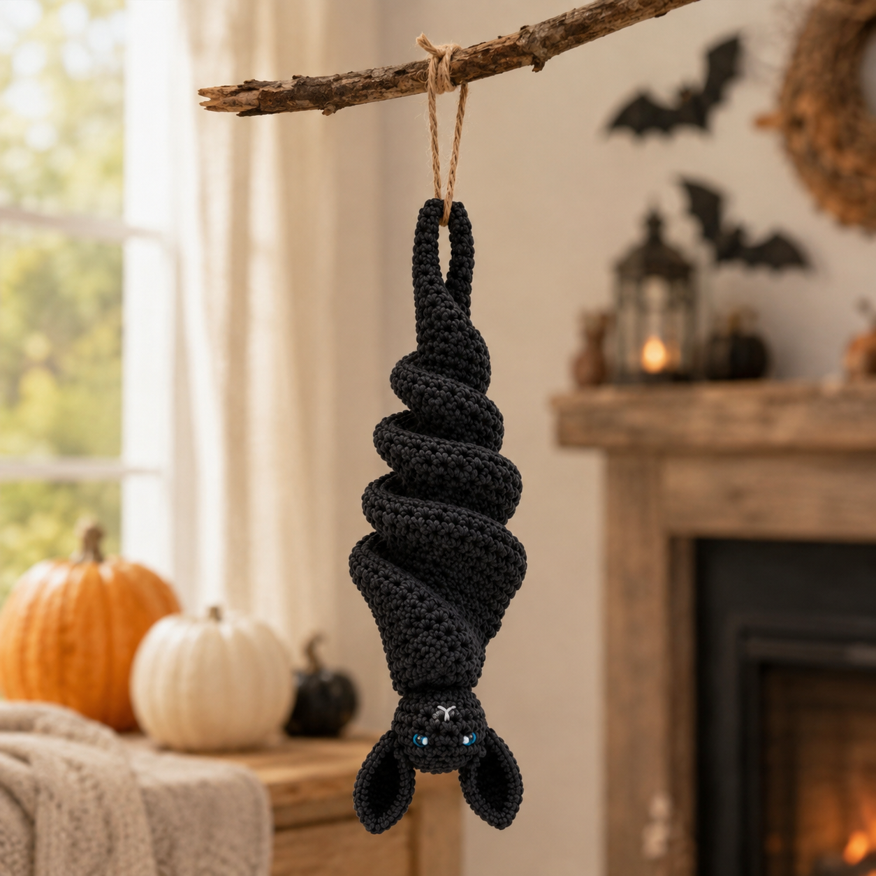 🔥 49% OFF – 🦇 Crochet Bat Wind Spinner DIY Kit📦Limited Stock❗️Buy 3 Get 1 FREE（4PCS）🔥