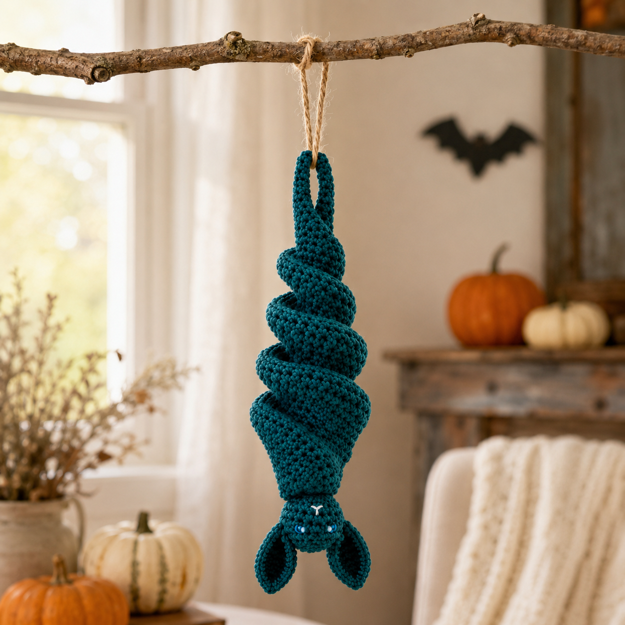 🔥 49% OFF – 🦇 Crochet Bat Wind Spinner DIY Kit📦Limited Stock❗️Buy 3 Get 1 FREE（4PCS）🔥
