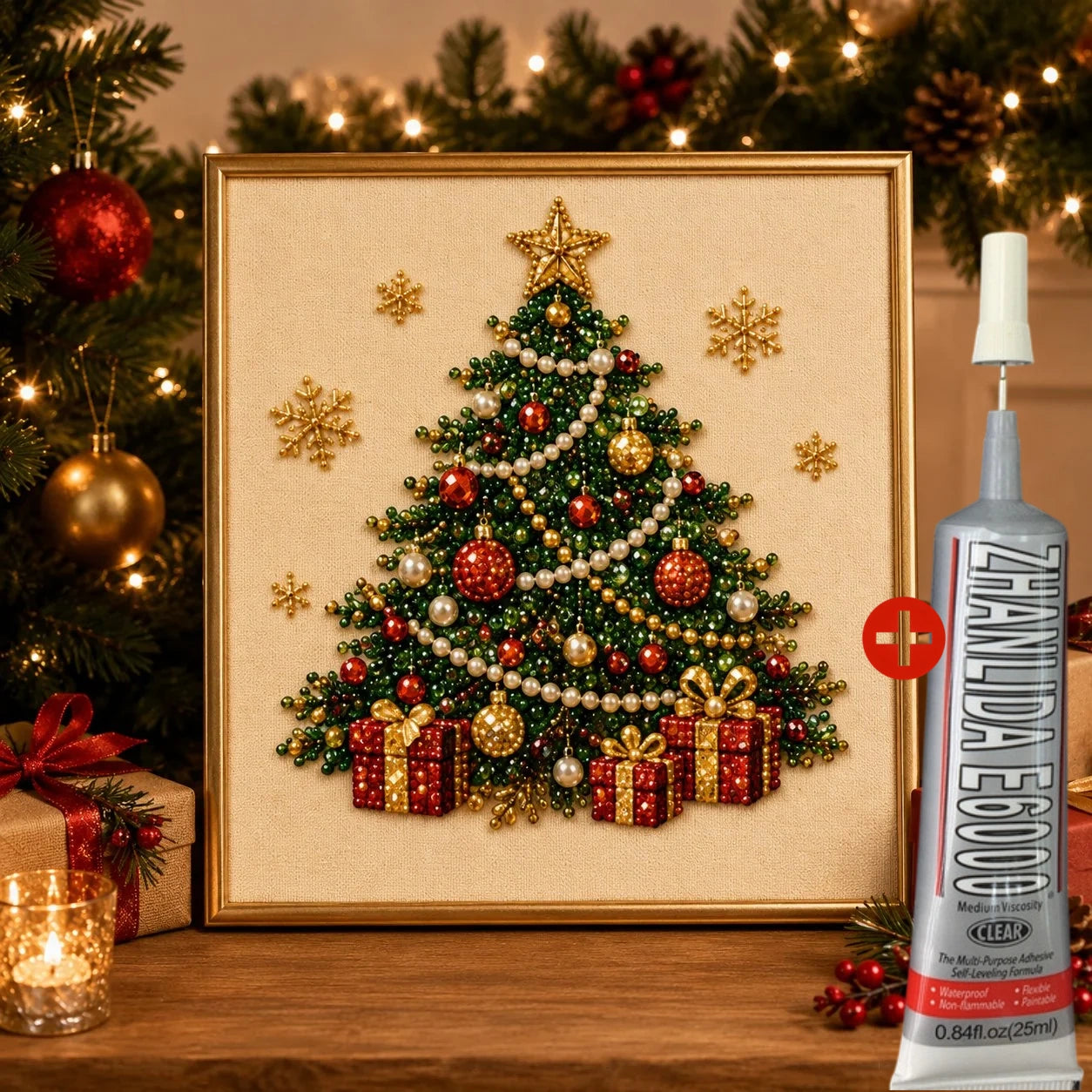 🔥 49% OFF – 🧘Relaxing & Beginner-Friendly - 🎨💎DIY Christmas Pearl Art Kit🎁Buy More Save More🎁
