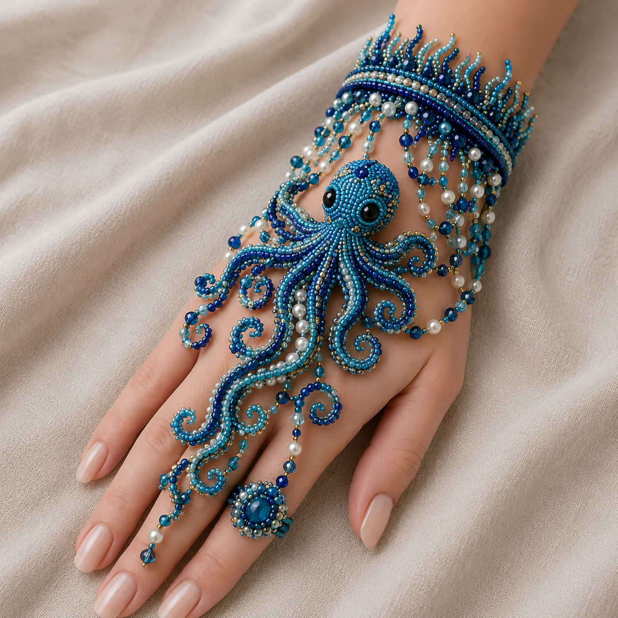 ✨ Magical Worlds DIY Beaded Hand Bracelet Collection – Create Your Own Wearable Art
