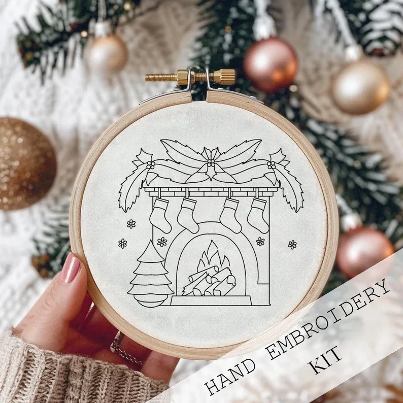 Fireplace Embroidery Suits