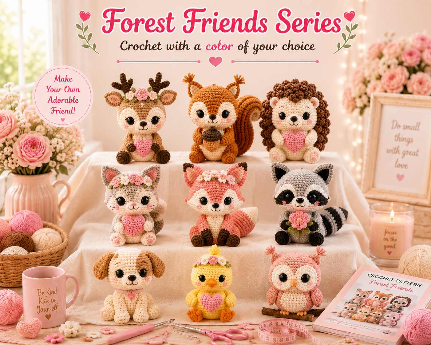 🌸 Forest Friends Crochet Collection™