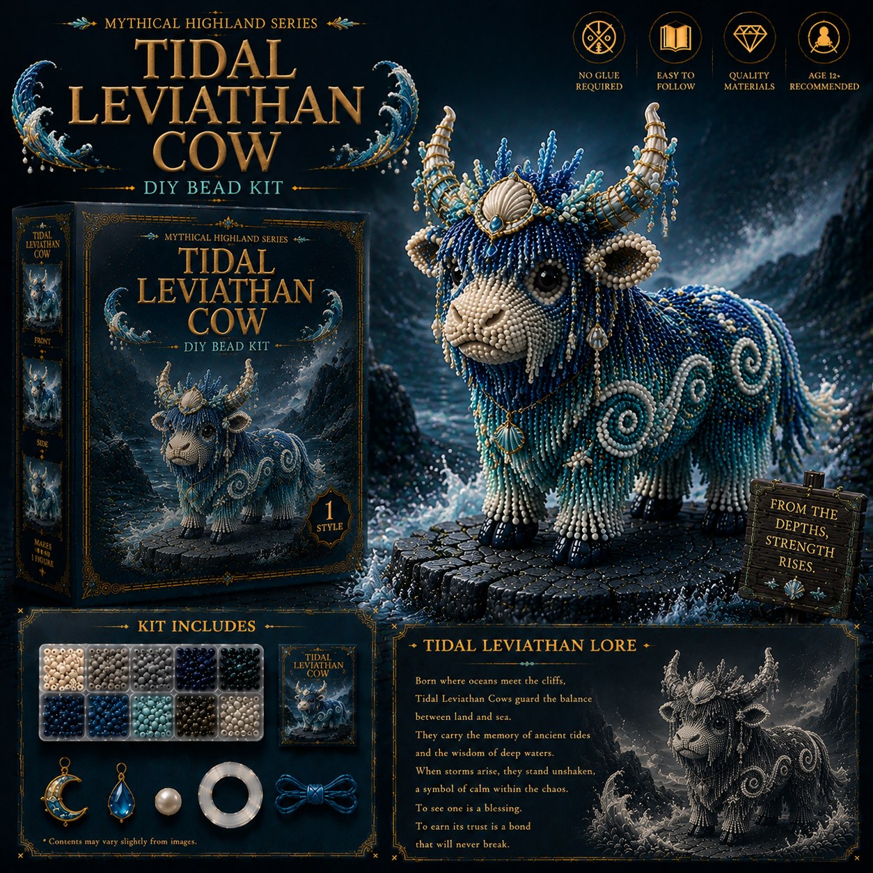 🐮 Mythical Highland Series™ DIY Bead Kit Collection
