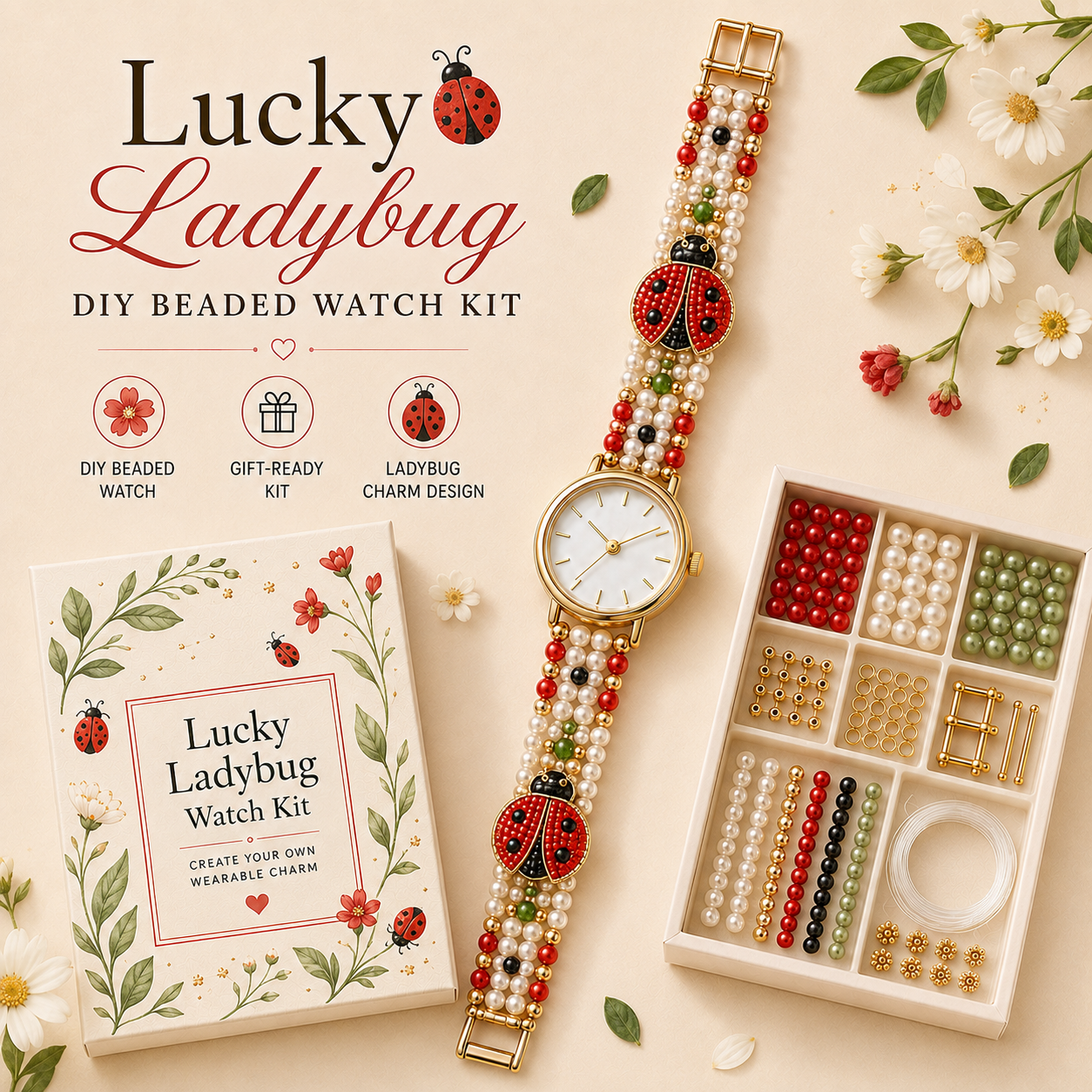 ✨ DIY Beaded Charm Watch Kit Collection