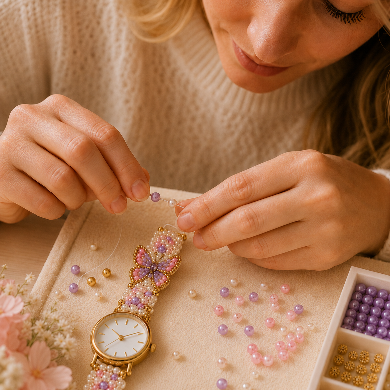 🔥Last Day BUY 3 GET 1 FREE✨ DIY Beaded Charm Watch Kit Collection