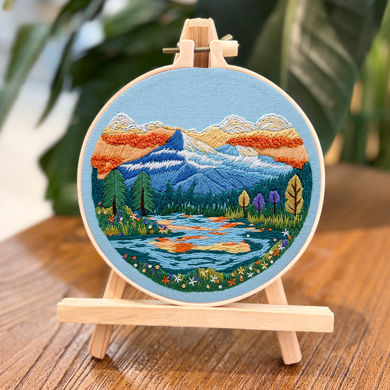 Mountains and Sunset