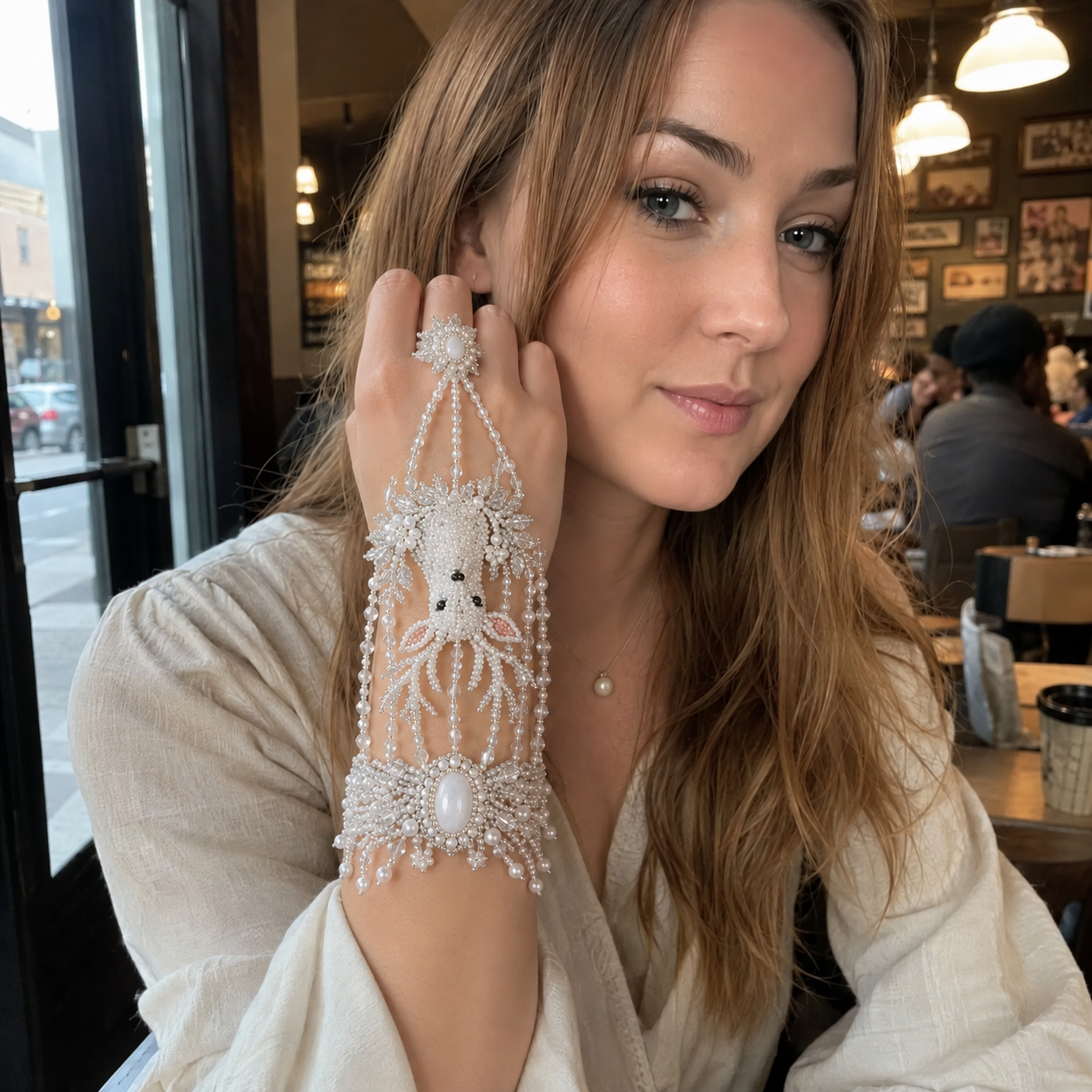 ✨ Magical Worlds DIY Beaded Hand Bracelet Collection – Create Your Own Wearable Art
