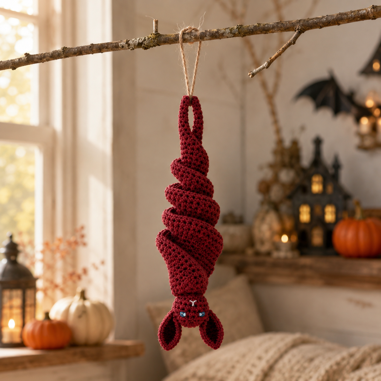 🔥 49% OFF – 🦇 Crochet Bat Wind Spinner DIY Kit📦Limited Stock❗️Buy 3 Get 1 FREE（4PCS）🔥