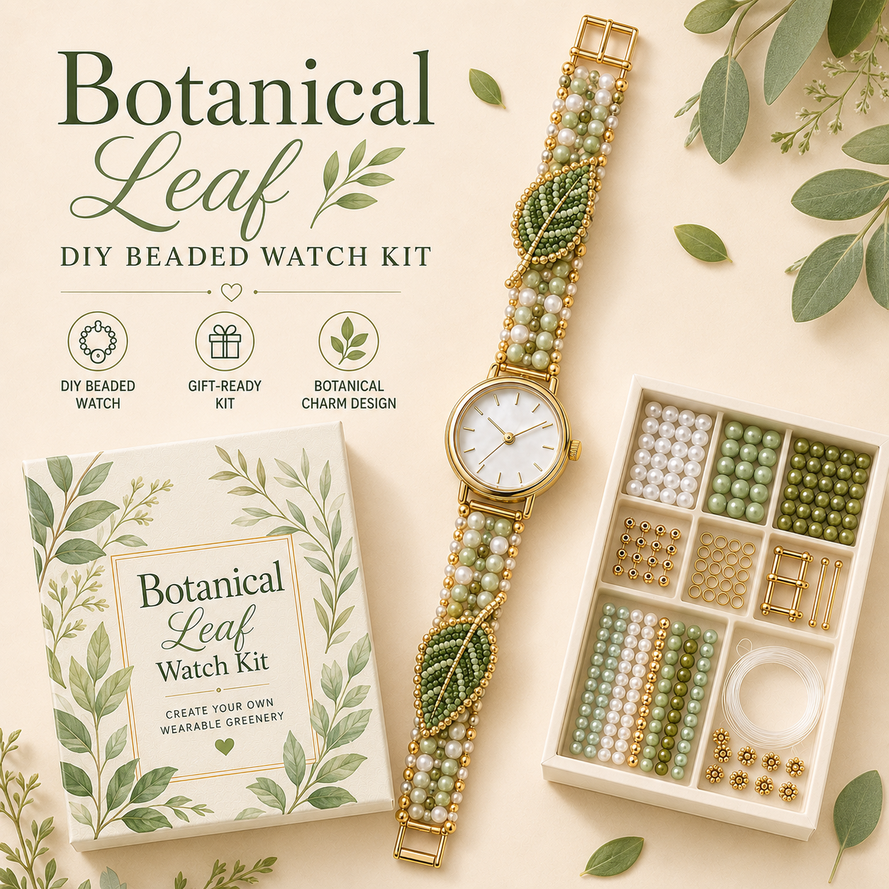 ✨ DIY Beaded Charm Watch Kit Collection
