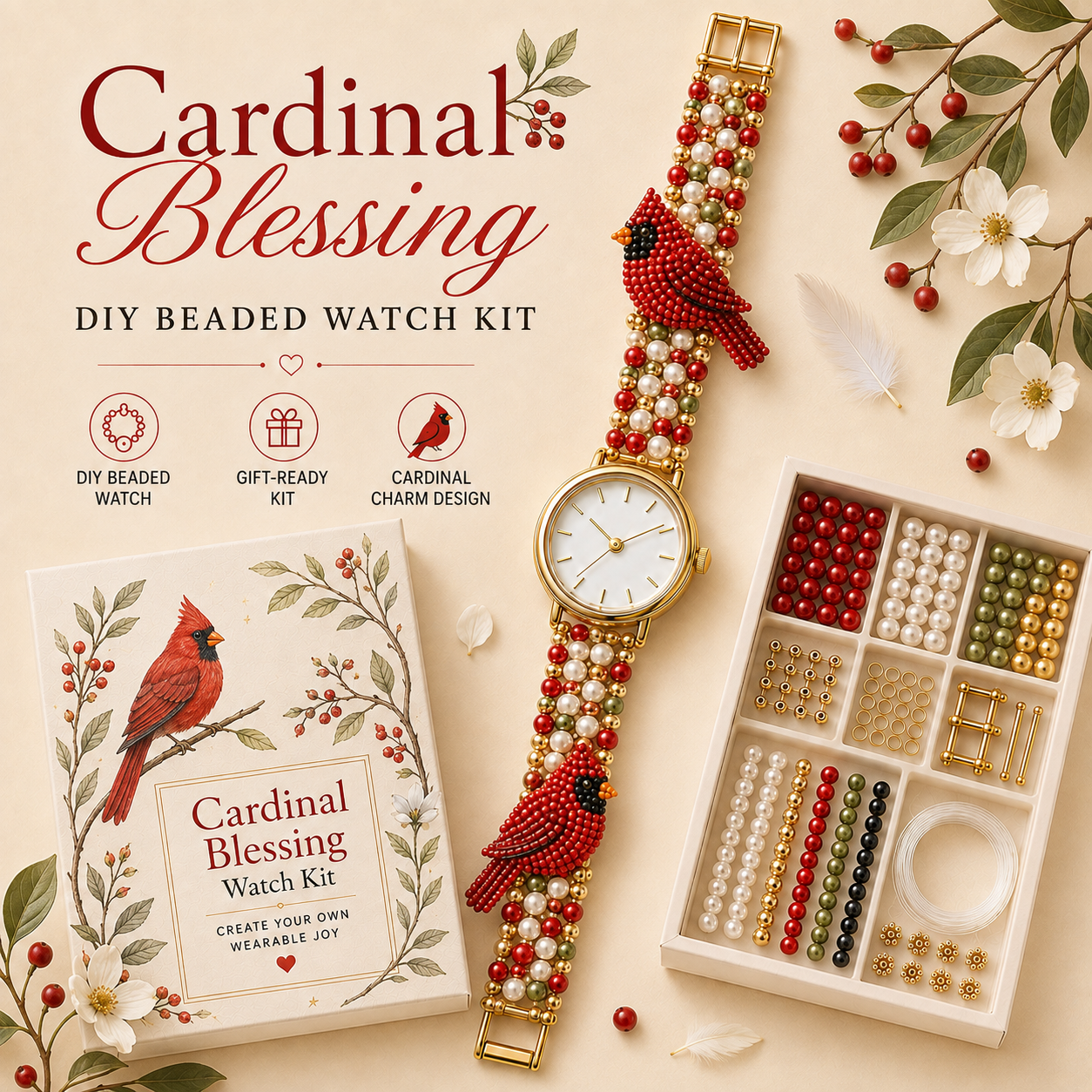 ✨ DIY Beaded Charm Watch Kit Collection