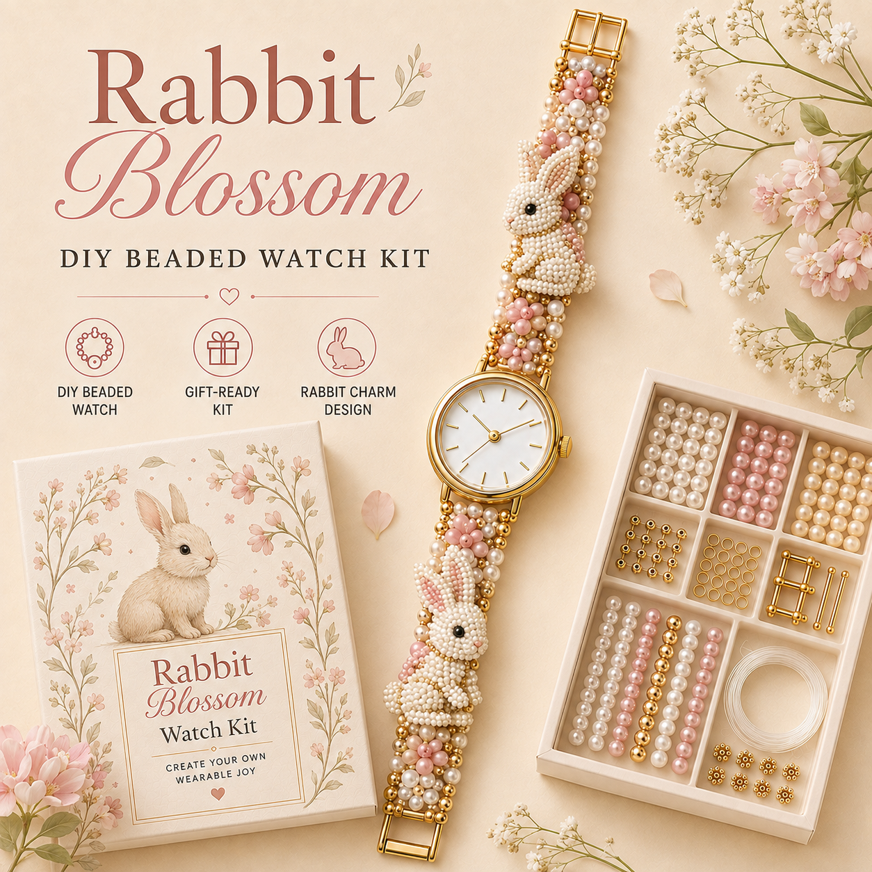 ✨ DIY Beaded Charm Watch Kit Collection