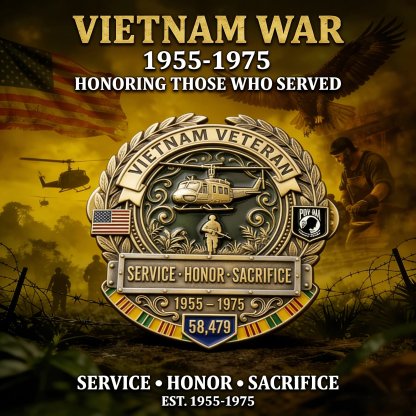 🦅LAST DAY 50% OFF -- 🎖️Vietnam Veteran Honor Commemorative Pin
